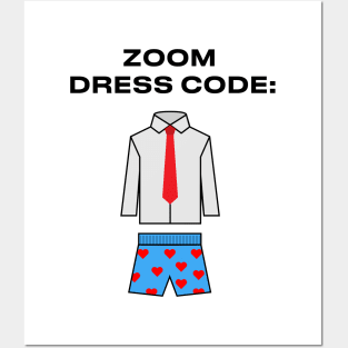 Zoom Dress Code Posters and Art